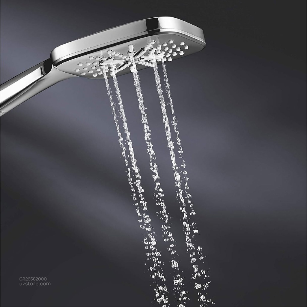 GROHE Rainshower SmartActive 130 Cube Hand shower 3 sprays